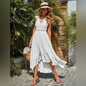 White Boho Dress!